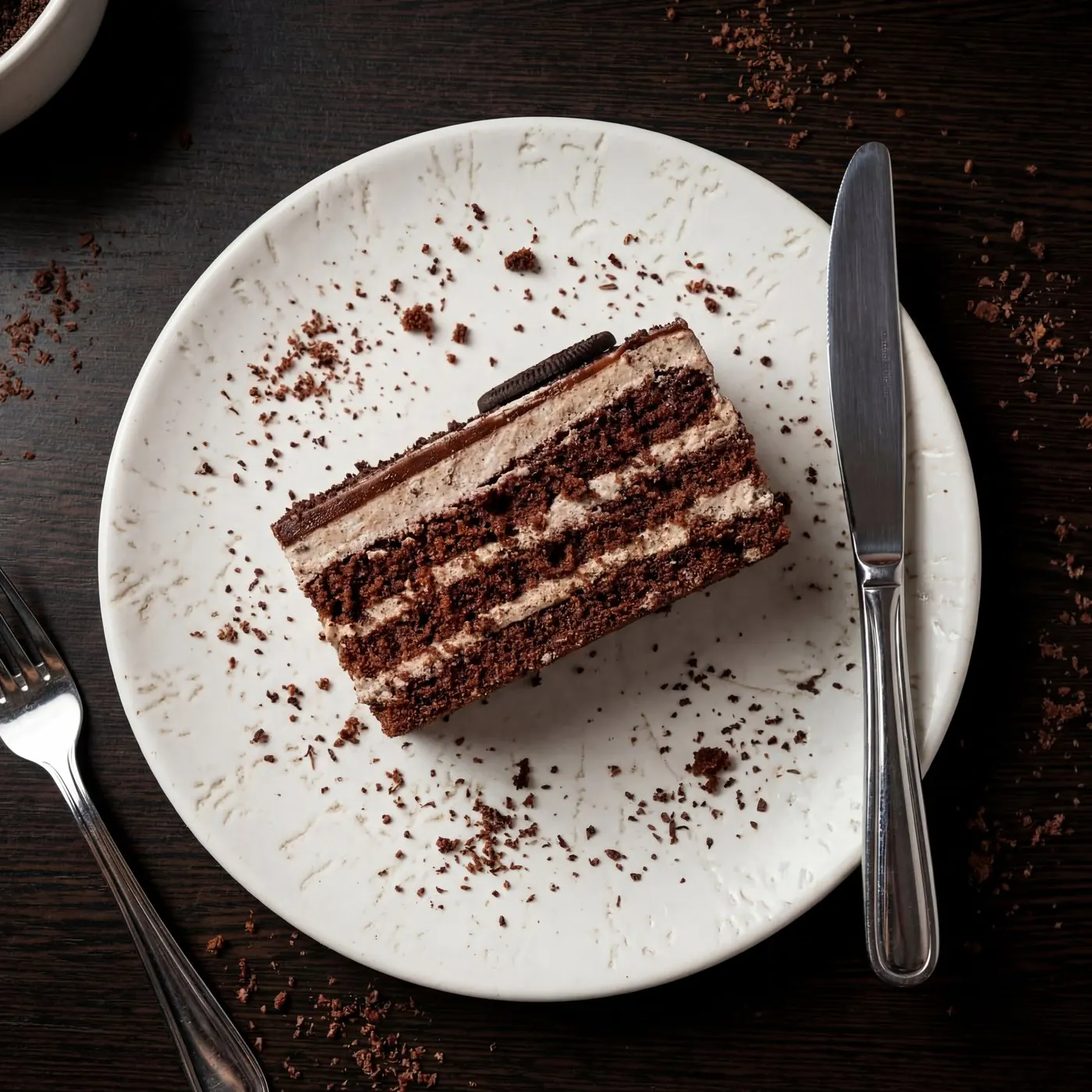 Cookie & Cream Cake